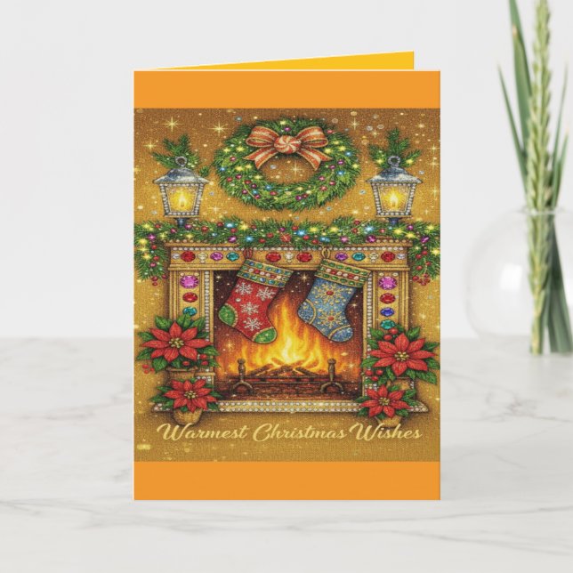 Christmas Decorative Card Helgkort (Framsida)