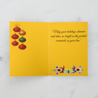 Christmas Decorative Card Helgkort