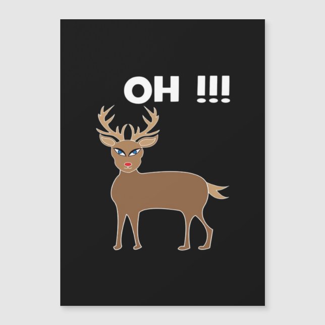 Christmas Deer Season Cute Festive Retro Style  (Framsida)