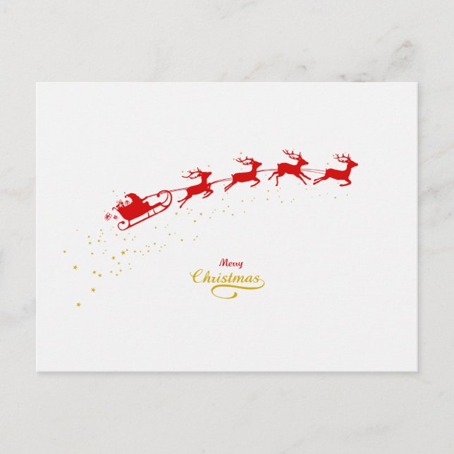 Christmas Deers Helg Vykort (Framsida)