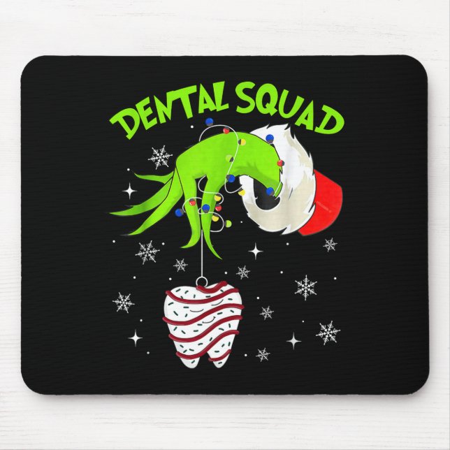 Christmas Dental Squad Cute Dentist Dental Hygieni Musmatta (Framsidan)