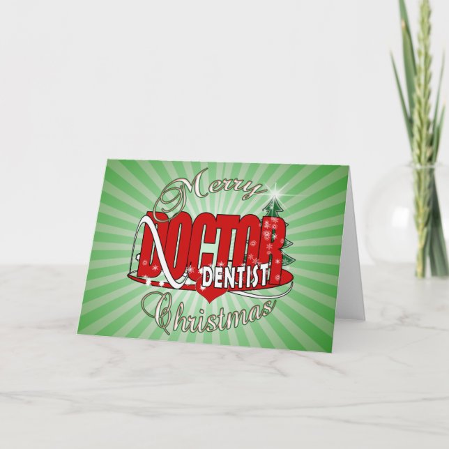 CHRISTMAS DENTIST HELGKORT (Framsida)