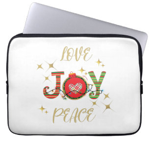 CHRISTMAS DESIGN KÄRLEK JOY FRED MED CHRISTMAS LIG LAPTOP FODRAL