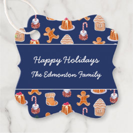 Christmas Desserts Gåvor Etiketter