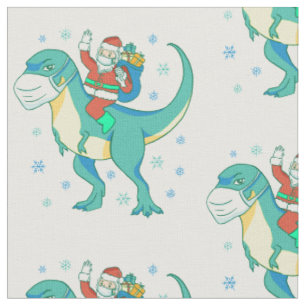christmas dinosaur ansikte mask, Santa Tyg