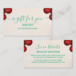 Christmas Discount Card – Festive Holiday Savings Rabattkort