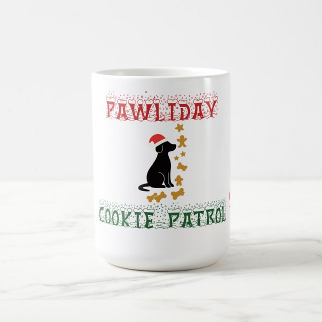 Christmas Dog Mug – Pawliday Treat Inspector Kaffemugg (Center)