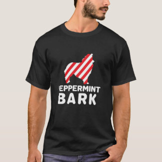 Christmas Dog Peppermint Bark Shetland Sheepdog Fu T Shirt