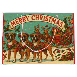 "Christmas Dogs" Gift Bag