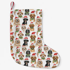 Christmas Dogs Liten Julstrumpa
