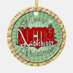 CHRISTMAS DOKTOR ONCOLOGY JULGRANSPRYDNAD KERAMIK