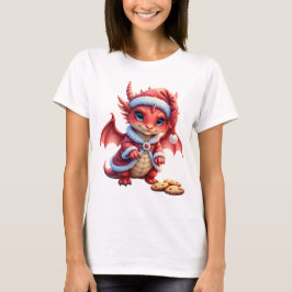 Christmas dragon, too cute to arrest,  t shirt