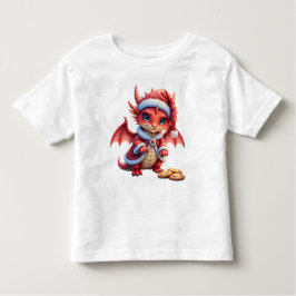 Christmas dragon, too cute to arrest,  t shirt