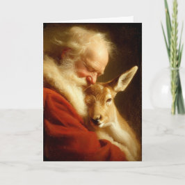 Christmas Dreams of Santa Helgkort