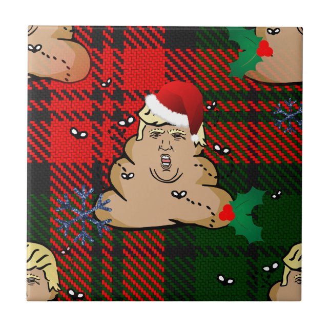 christmas-dumptrast kakelplatta (Framsidan)