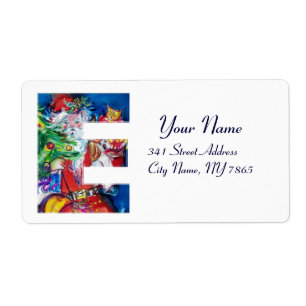 CHRISTMAS E BREV / SANTA MED JULGRAN FRAKTSEDEL