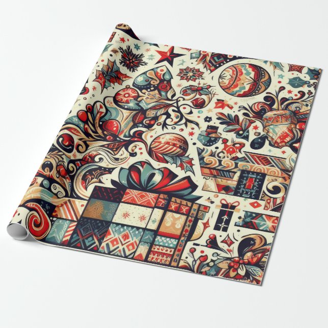 Christmas Elegance n29 Presentpapper (Utrullad)