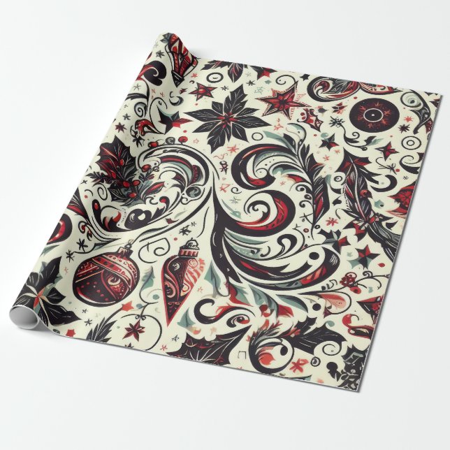 Christmas Elegance n33 Presentpapper (Utrullad)