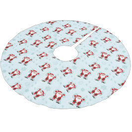 Christmas Elements Santa Claus Julgransmatta Borstad Polyester