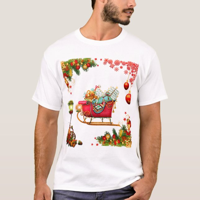 Christmas Elements T Shirt (Framsida)