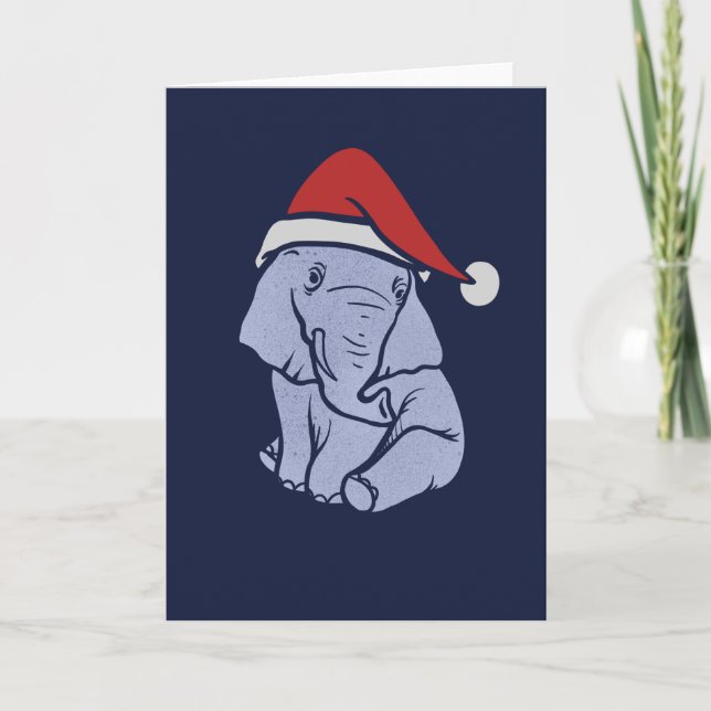 Christmas Elephant Kort (Framsida)
