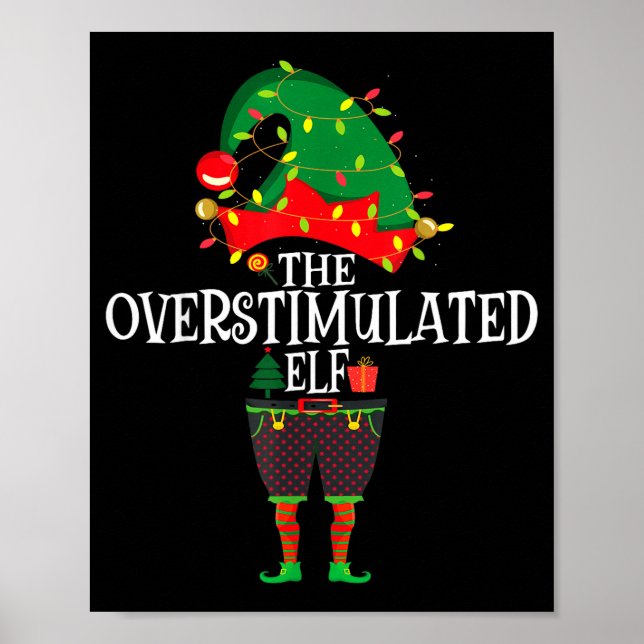 Christmas Elf Family Matching Group The Elf Overst Poster (Framsidan)
