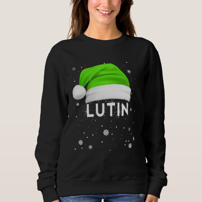 Christmas Elf Pyjamas  for Children Mom or Dad T Shirt (Framsida)