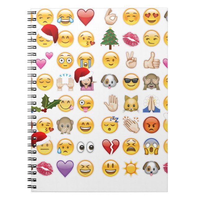 christmas emojis anteckningsbok (Framsidan)
