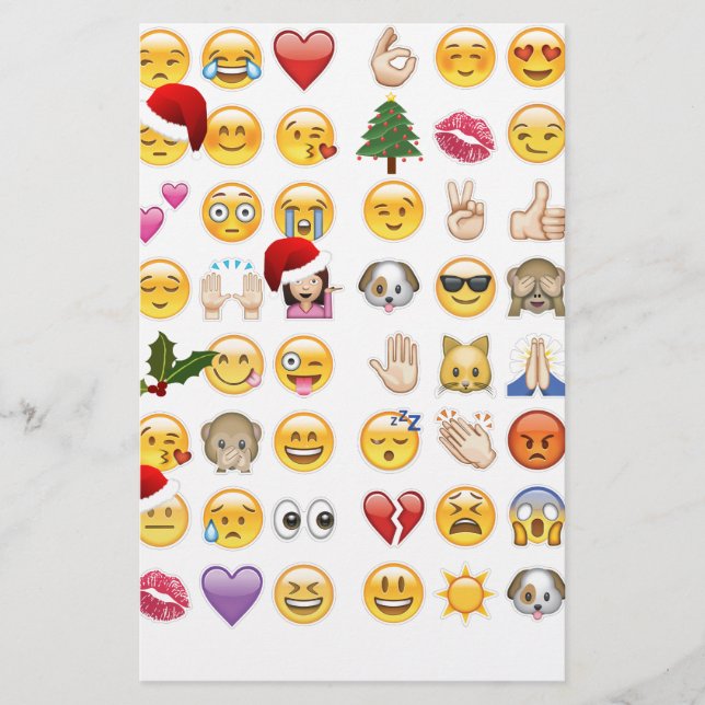 christmas emojis brevpapper (Framsida)