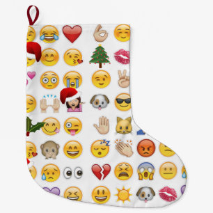 Christmas emojis julafton stockning stor julstrumpa