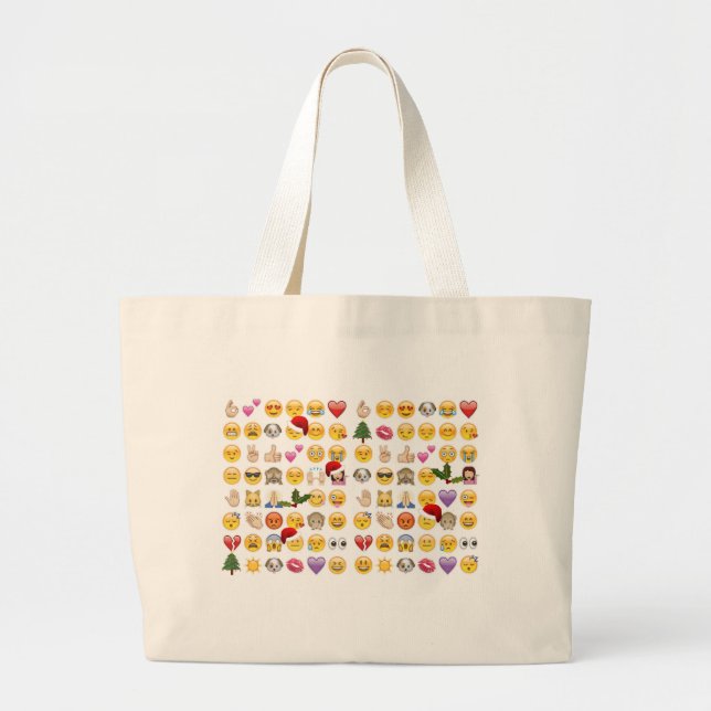 christmas emojis jumbo tygkasse (Framsidan)