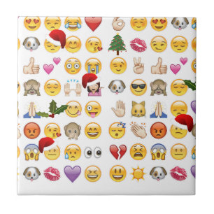 christmas emojis kakelplatta