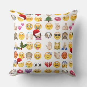 christmas emojis kudde