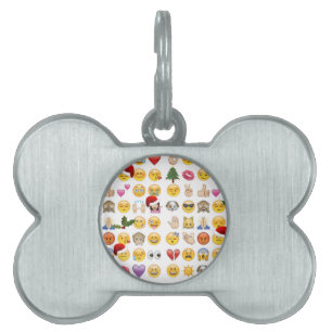 christmas emojis namnbricka husdjur