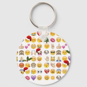 christmas emojis nyckelring