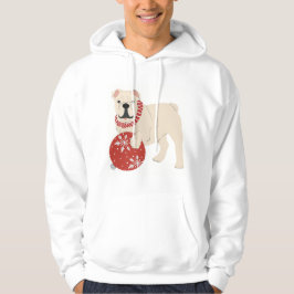 Christmas English Bulldog  Hoodie
