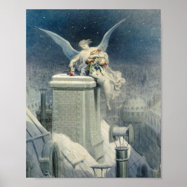 Christmas Eve - Gustave Dore Poster (Framsidan)