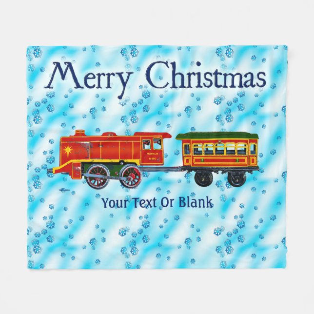 Christmas Express - God Jul Fleecefilt (Framsidan (Horisontell))