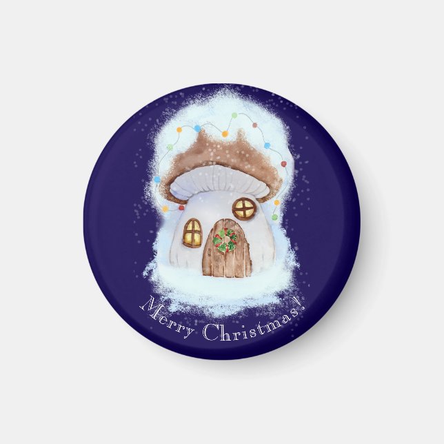 Christmas Fairytale House Magnet (Framsidan)