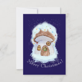 Christmas Fairytale House Tack Kort