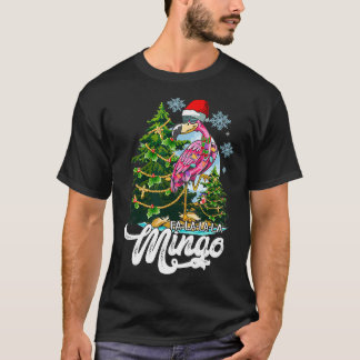 Christmas FaLaLa Mingo Flamingo With Cute Christma T Shirt