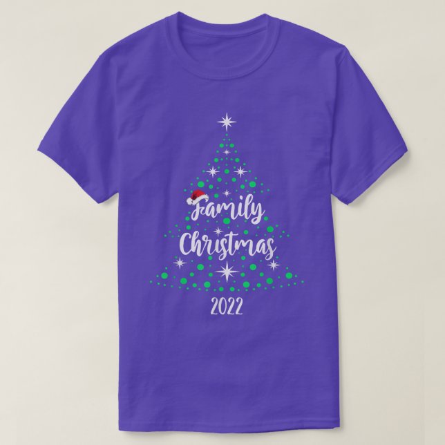 Christmas Family 2022  T Shirt (Design framsida)