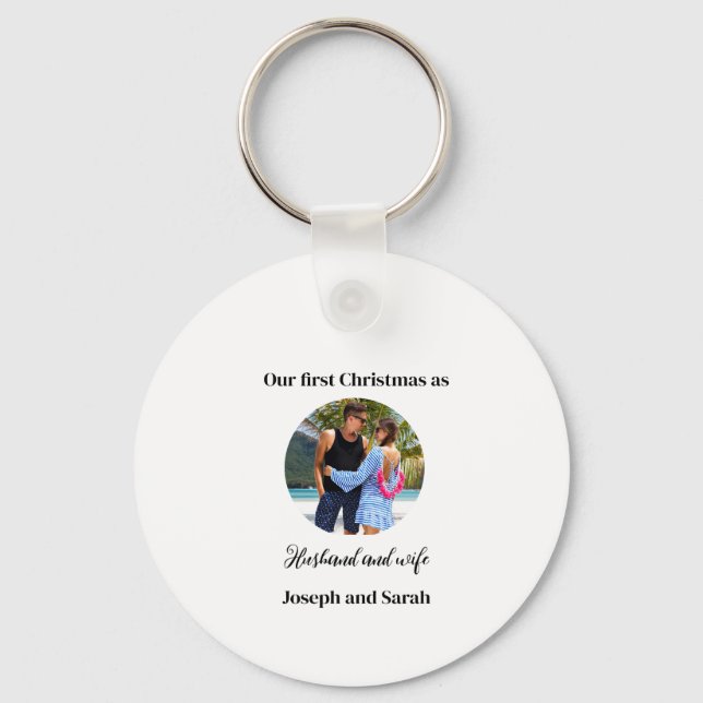 Christmas Family Keychain Nyckelring (Framsida)
