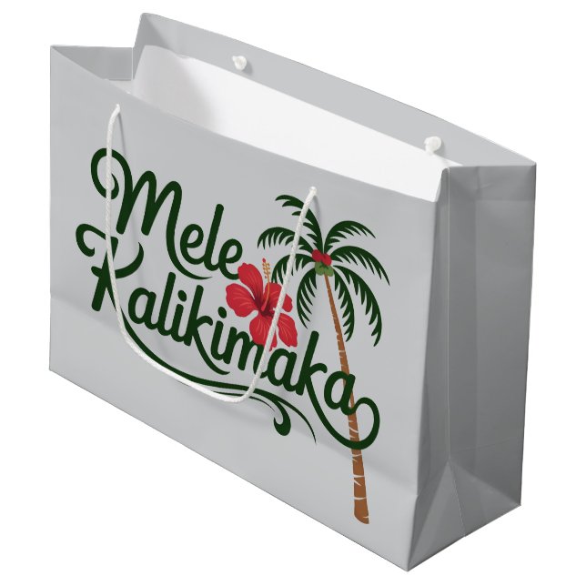 Christmas Family Mele Kalikimaka Hawaii Beach  (Framsidan Vinklad)