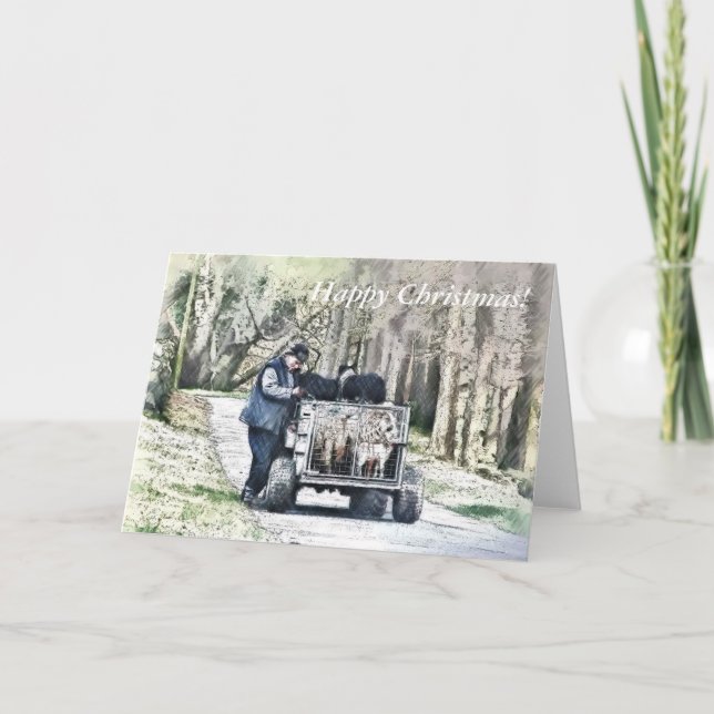 CHRISTMAS FARM LIFE HELGKORT (Framsida)