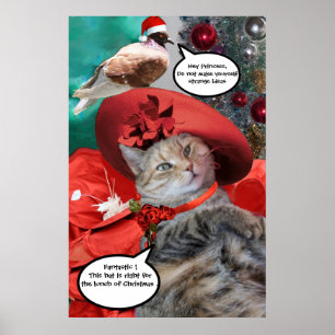 CHRISTMAS FIRANDE of PRINCESS TATUS CAT Poster