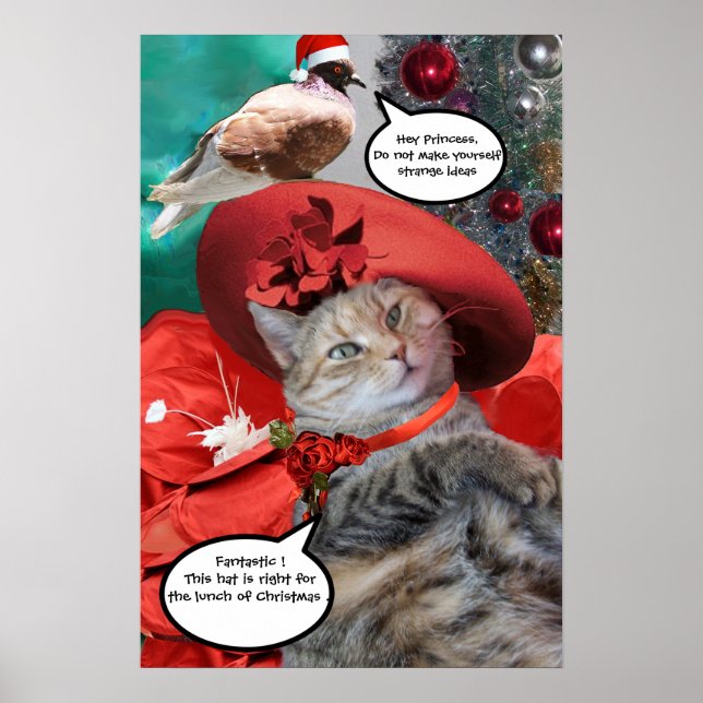 CHRISTMAS FIRANDE of PRINCESS TATUS CAT Poster (Framsidan)