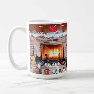 CHRISTMAS FIREPLACE KAFFEMUGG