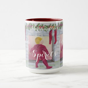 CHRISTMAS FIREPLACE MUGG