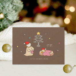  Christmas Flat Holiday Card Julkort